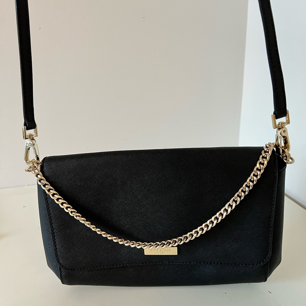 Kate Spade black clutch crossbody